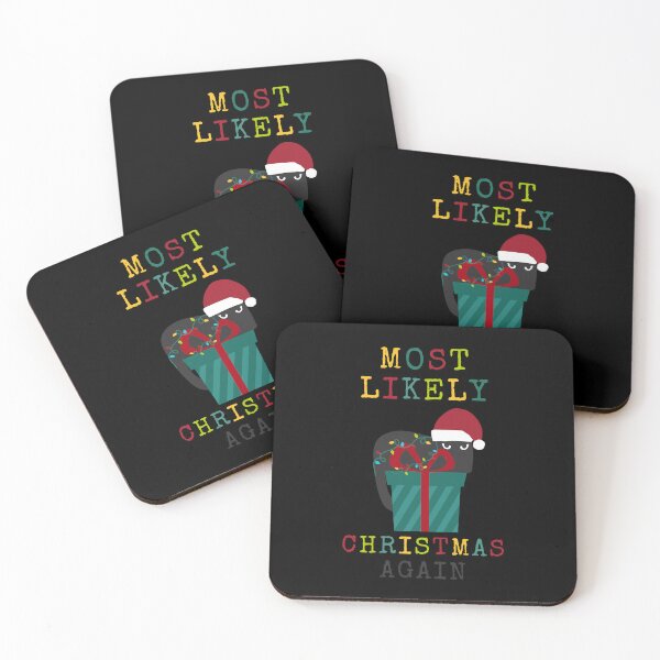 Item preview, Most Likely Christmas Again, Funny Gift for Cat Lover designed and sold by MomLifeDesign.