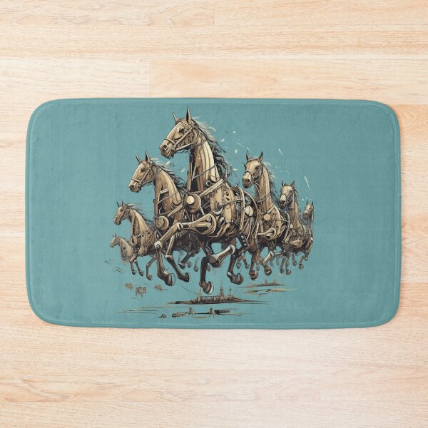 Item preview, Horsepower - Herd of horses in gallop designed and sold by FlexYourMind.