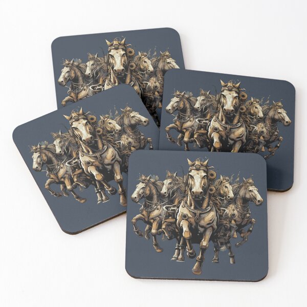 Item preview, Horsepower - Herd of horses in gallop designed and sold by FlexYourMind.