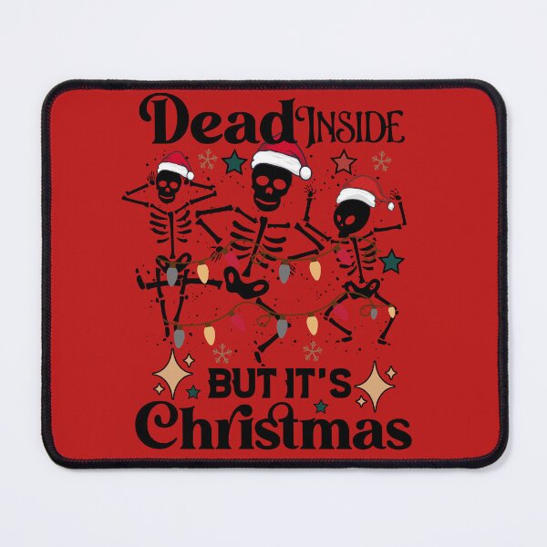 Item preview, Dead Inside But It's Christmas Skeleton Dancing Funny Xmas designed and sold by JDVNart.