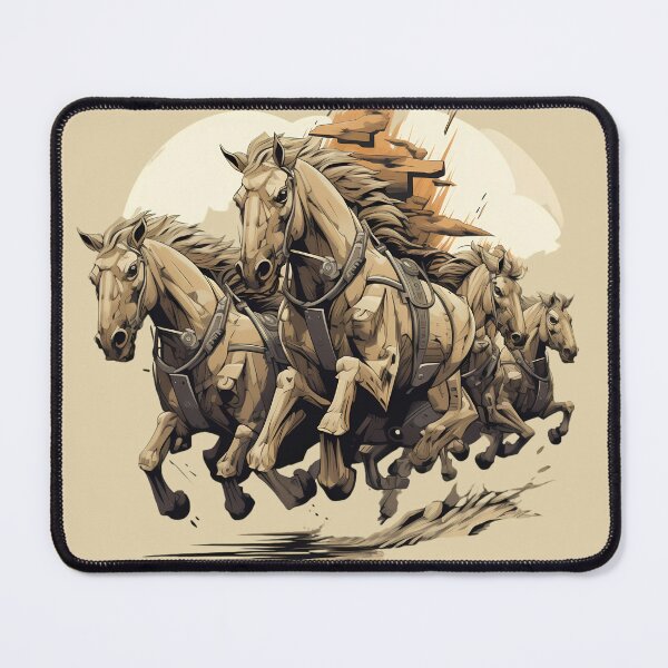 Item preview, Horsepower - Herd of horses in gallop designed and sold by FlexYourMind.