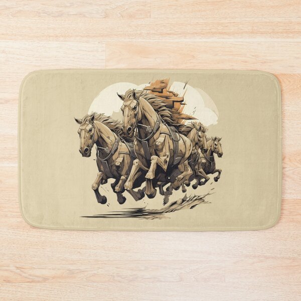Item preview, Horsepower - Herd of horses in gallop designed and sold by FlexYourMind.