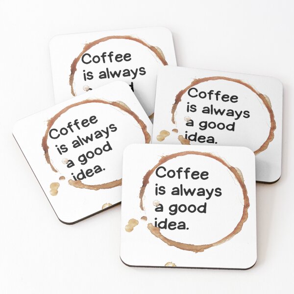 Item preview, coffee is always a good idea designed and sold by lachataigne.