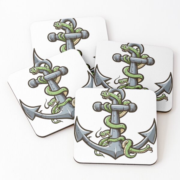 Item preview, Anker wrapped in silly snakes designed and sold by Jmacc123.