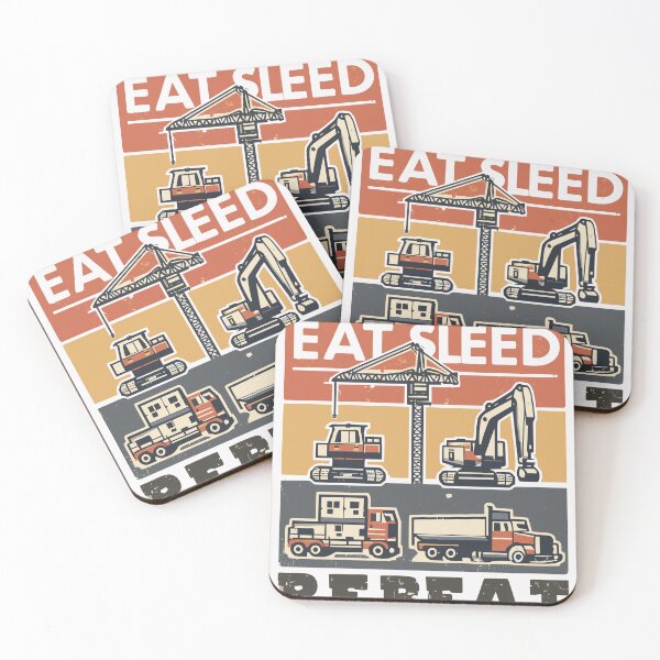 Item preview, Eat Sleep Build Repeat designed and sold by bihtti.