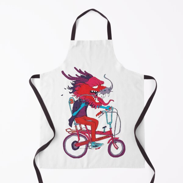Item preview, Dragon on a Chopper Bike designed and sold by Kicksaus.