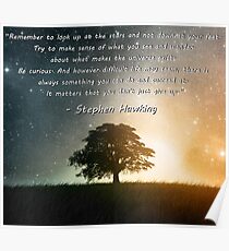 Stephen Hawking Poster