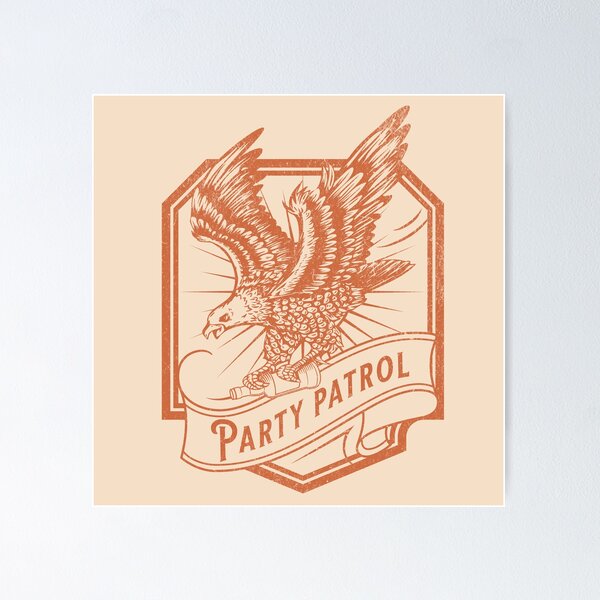 Item preview, Party patrol designed and sold by Retro-Rebellion.