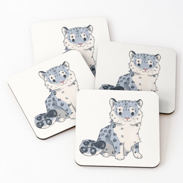 Item preview, Little snow leopard designed and sold by PlumeHarfang.