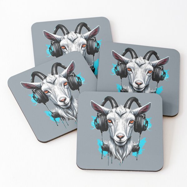 Item preview, A cool goat rocking out  designed and sold by NiRia Spot.