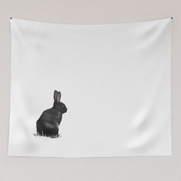 Item preview, Black bunny designed and sold by CamillaFjader.