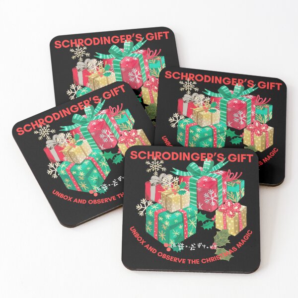 Item preview, Schrodinger's gift, unbox and observe christmas, Physics christmas designed and sold by NoetherSym.