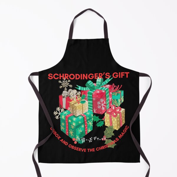 Item preview, Schrodinger's gift, unbox and observe christmas, Physics christmas designed and sold by NoetherSym.