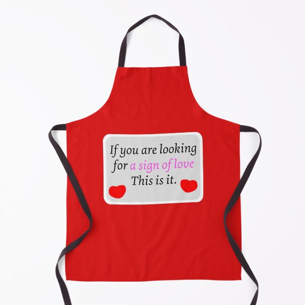 Item preview, A sign of love funny road sign romance quote with hearts designed and sold by Artstastic.