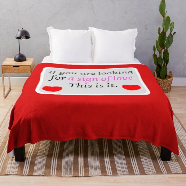 Item preview, A sign of love funny road sign romance quote with hearts designed and sold by Artstastic.