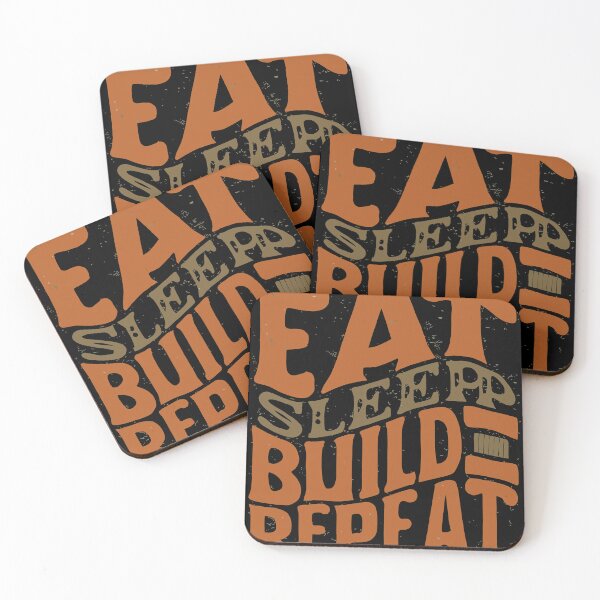 Item preview, Eat Sleep Build Repeat designed and sold by bihtti.