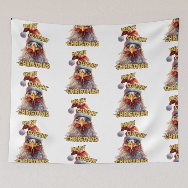 Item preview, Merry Cluckin' Christmas designed and sold by slicksdesigns.
