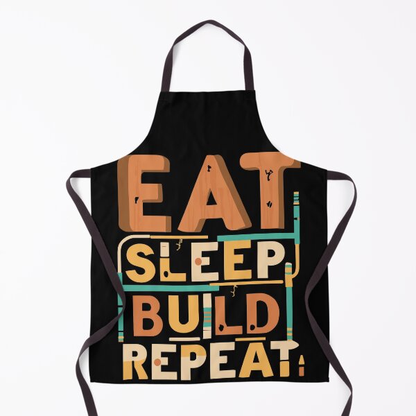 Item preview, Eat Sleep Build Repeat designed and sold by bihtti.