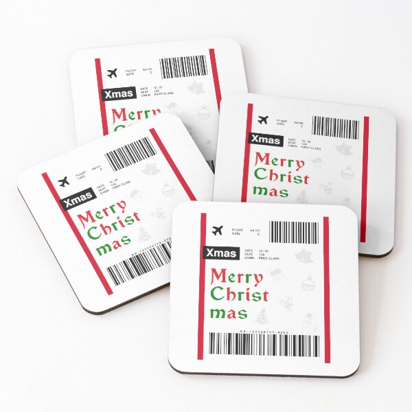 Item preview, Christmas Boarding Pass designed and sold by RabbitK.