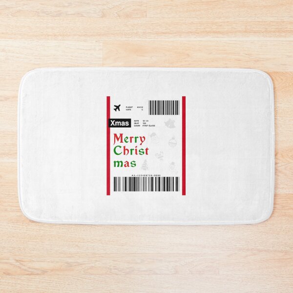 Item preview, Christmas Boarding Pass designed and sold by RabbitK.