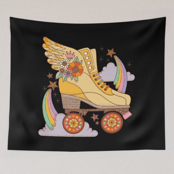Artikelvorschau, Hippie-Rollschuhe entworfen und verkauft von itswallcraft.