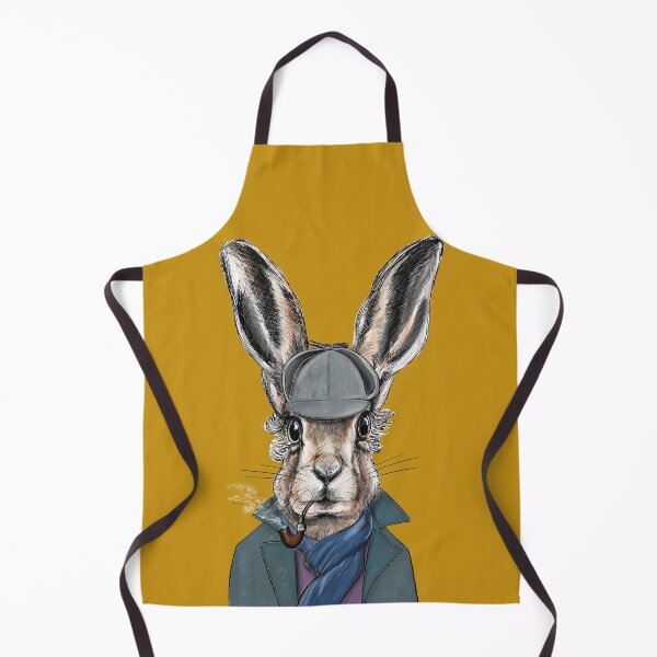 Item preview, Harelock Holmes - cute hare bunny designed and sold by PG Illustration.