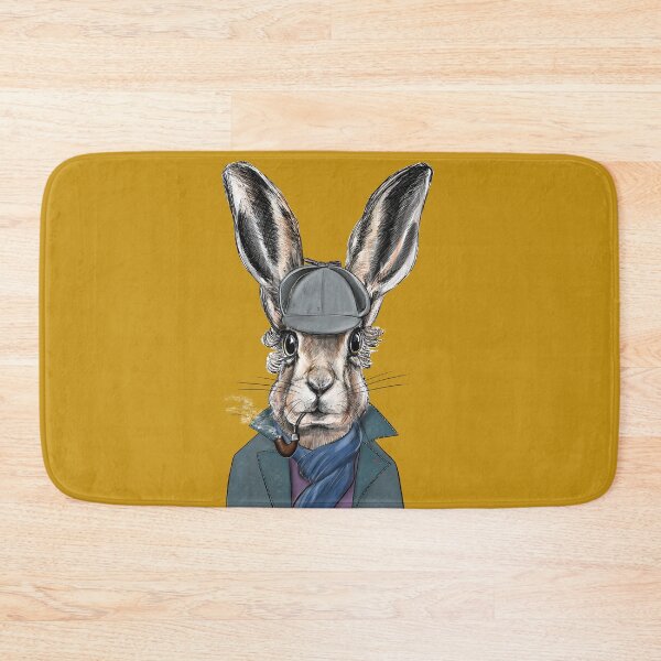 Item preview, Harelock Holmes - cute hare bunny designed and sold by PG Illustration.