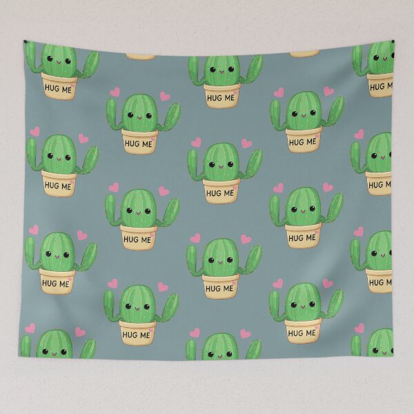Item preview, Funny cute Cactus Hug me designed and sold by GirlGlowGraphic.