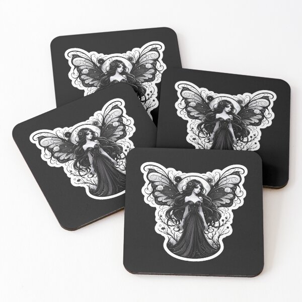 Item preview, Gothic Fairy with intricate dark wings  designed and sold by Truck Stop One.