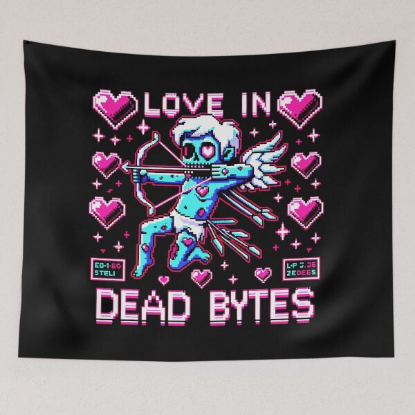 Item preview, Pixelated Cupid Zombie - Love in Dead Bytes designed and sold by PixelPunkster.