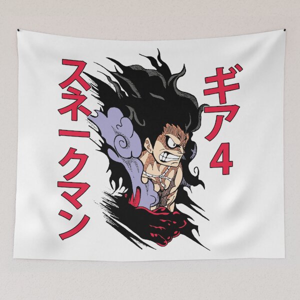 Item preview, Luffy in Gear 4 Mode. Bound Man Gear 4. One Piece Strawhat designed and sold by FriskySloths.