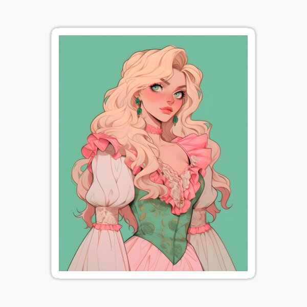 Coquette Girl Sticker