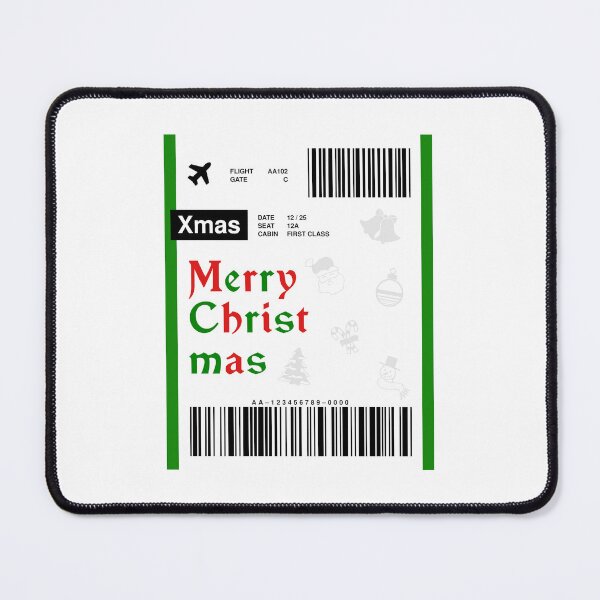 Item preview, Christmas Boarding Pass designed and sold by RabbitK.