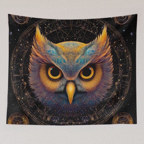 Item preview, The Cosmic Owl designed and sold by Darpadesign.