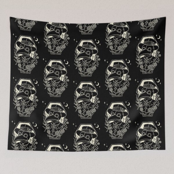 Item preview, Plague Doctor 02 // White & Black designed and sold by Wendy-Stephens.