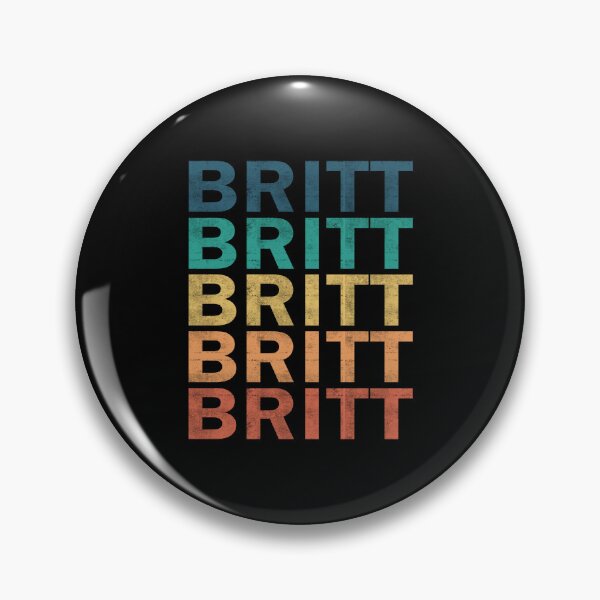 Item preview, Britt Name - Britt Vintage Retro Proud Name designed and sold by LeonorBialasz.