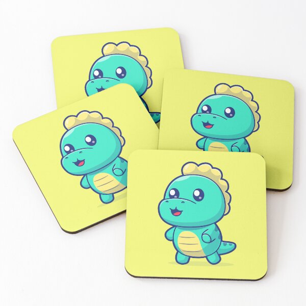 Item preview, Cute Baby Dino Standing Cartoon Vector Icon Illustration" designed and sold by hjian8219.