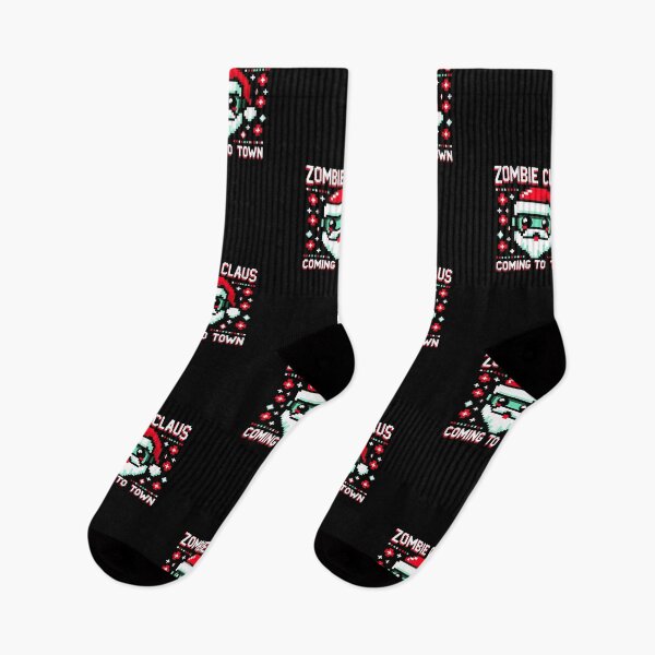 Item preview, 8bit Zombie Claus - A Spooky Christmas designed and sold by PixelPunkster.
