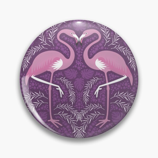 Item preview, Flamingo Tropics - Opera Mauve designed and sold by Carina Parry Studios.