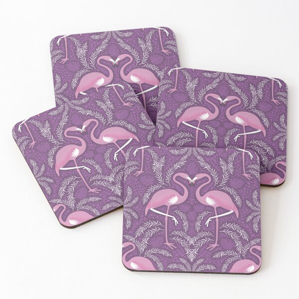 Item preview, Flamingo Tropics - Opera Mauve designed and sold by Carina Parry Studios.
