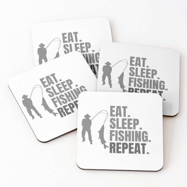 Item preview, Eat sleep fishing repeat designed and sold by Creativedsigna.