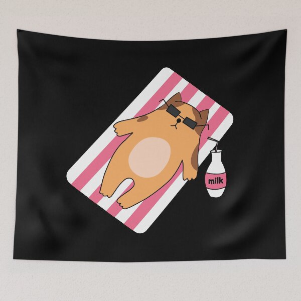 Item preview, chilling cat designed and sold by itswallcraft.