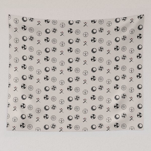 Item preview, Blue Eye Samurai Symbols designed and sold by MorvernDesigns.