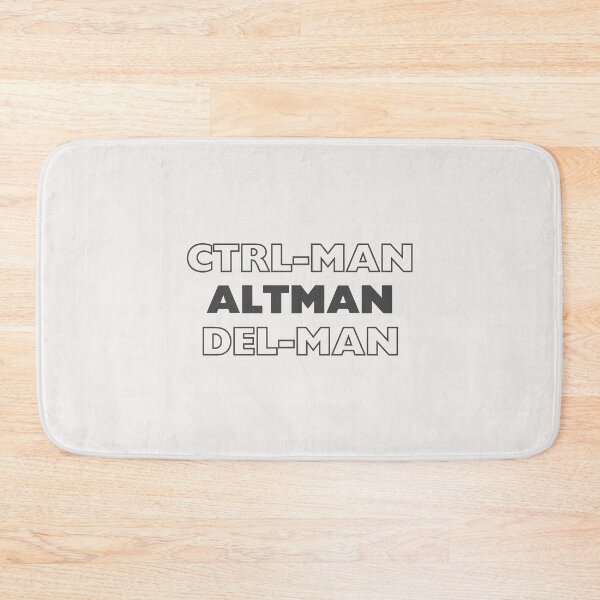 Aperçu de l'œuvre Ctrl-man, Altman, Del-man  créée et vendue par Bratak.