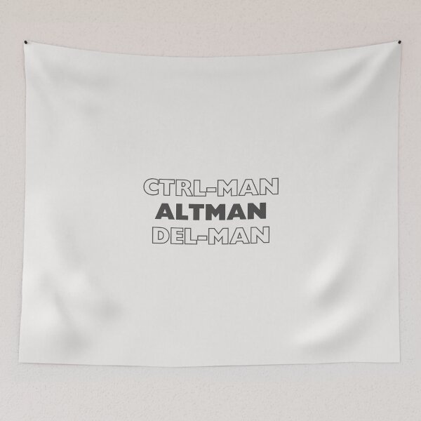 Item preview, Ctrl-man, Altman, Del-man designed and sold by Bratak.