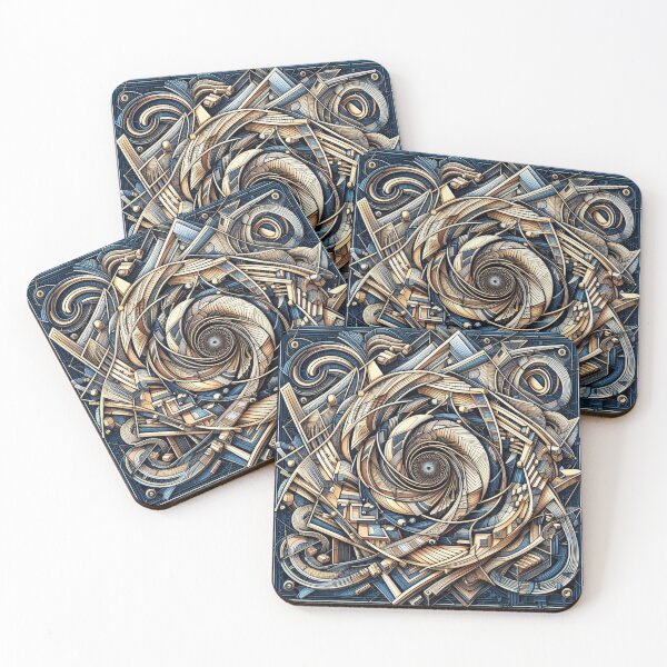 Item preview, Indigo Mirage - Abstract - home decor designed and sold by crea8iveway.