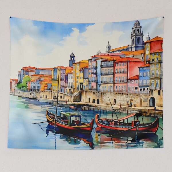 Item preview, Watercolor Design of Porto - Portugal  designed and sold by Sketch-Shack.