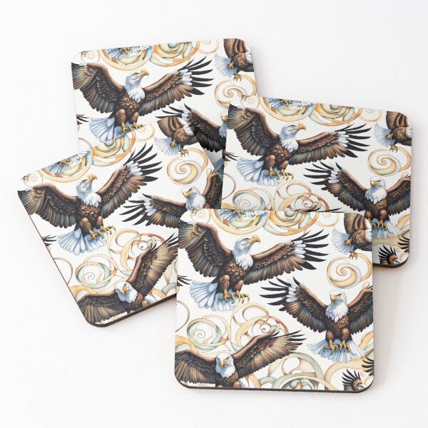 Item preview, Bald Eagles in Flight designed and sold by purplesensation.