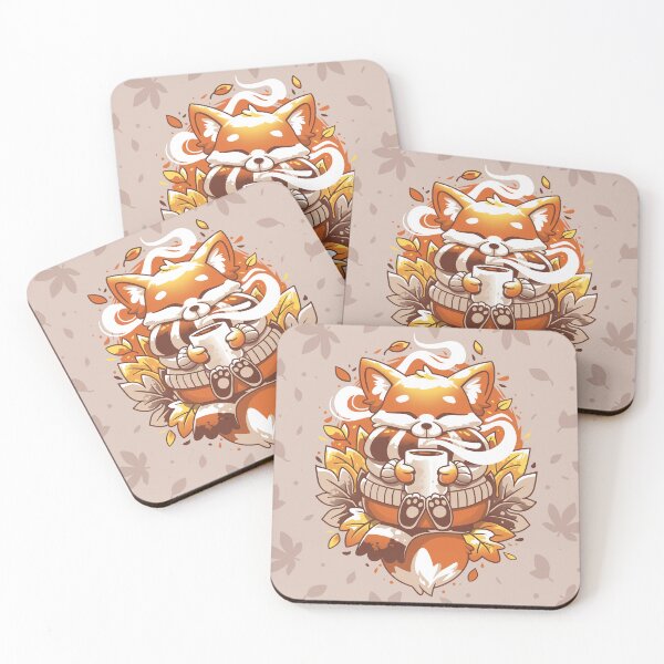 Item preview, Cozy Fox Coffee - Fall Drink designed and sold by Snouleaf.