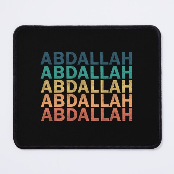 Item preview, Abdallah Name - Abdallah Vintage Retro Proud Name designed and sold by LeonorBialasz.